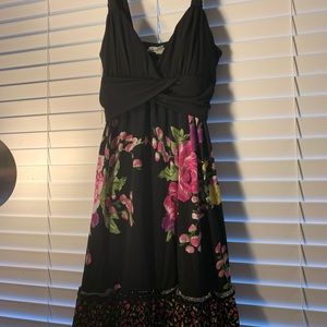Black Foral Dress